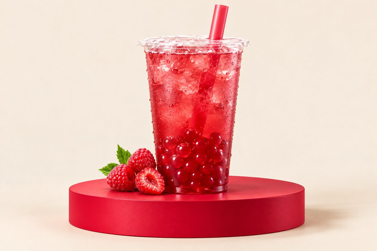 Bubble tea Framboise