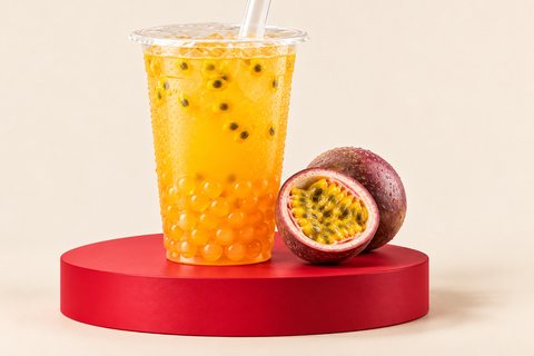 Bubble tea Fruit de la passion