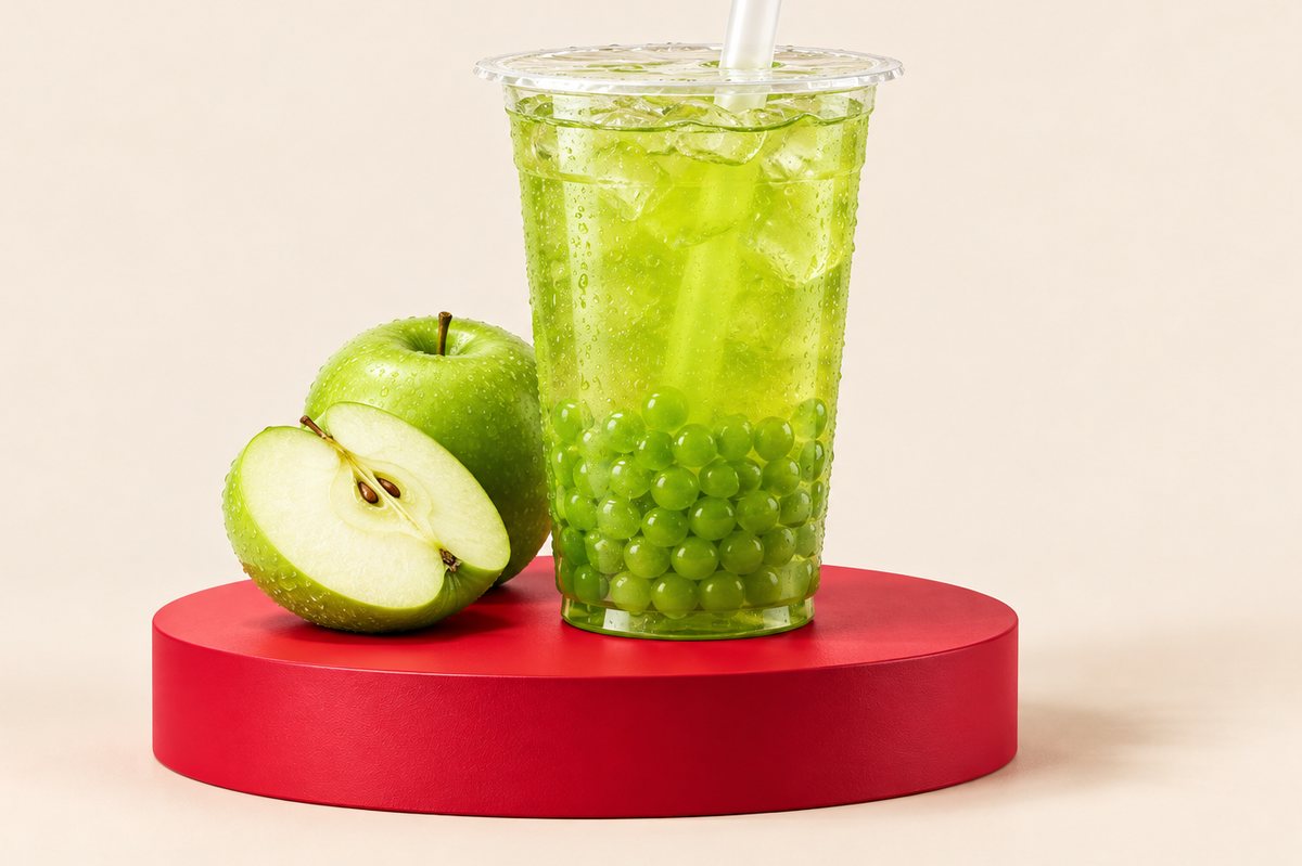 Bubble tea Pomme verte