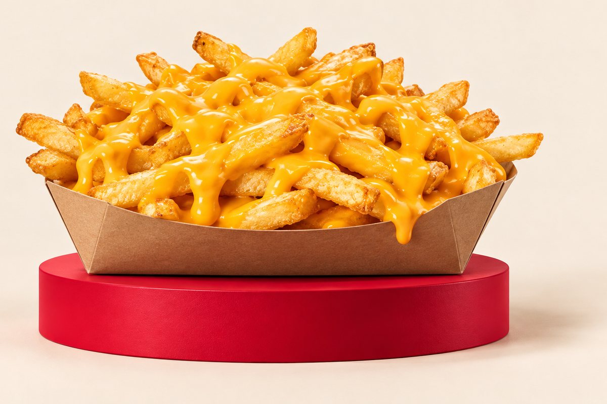 Frites cheddar