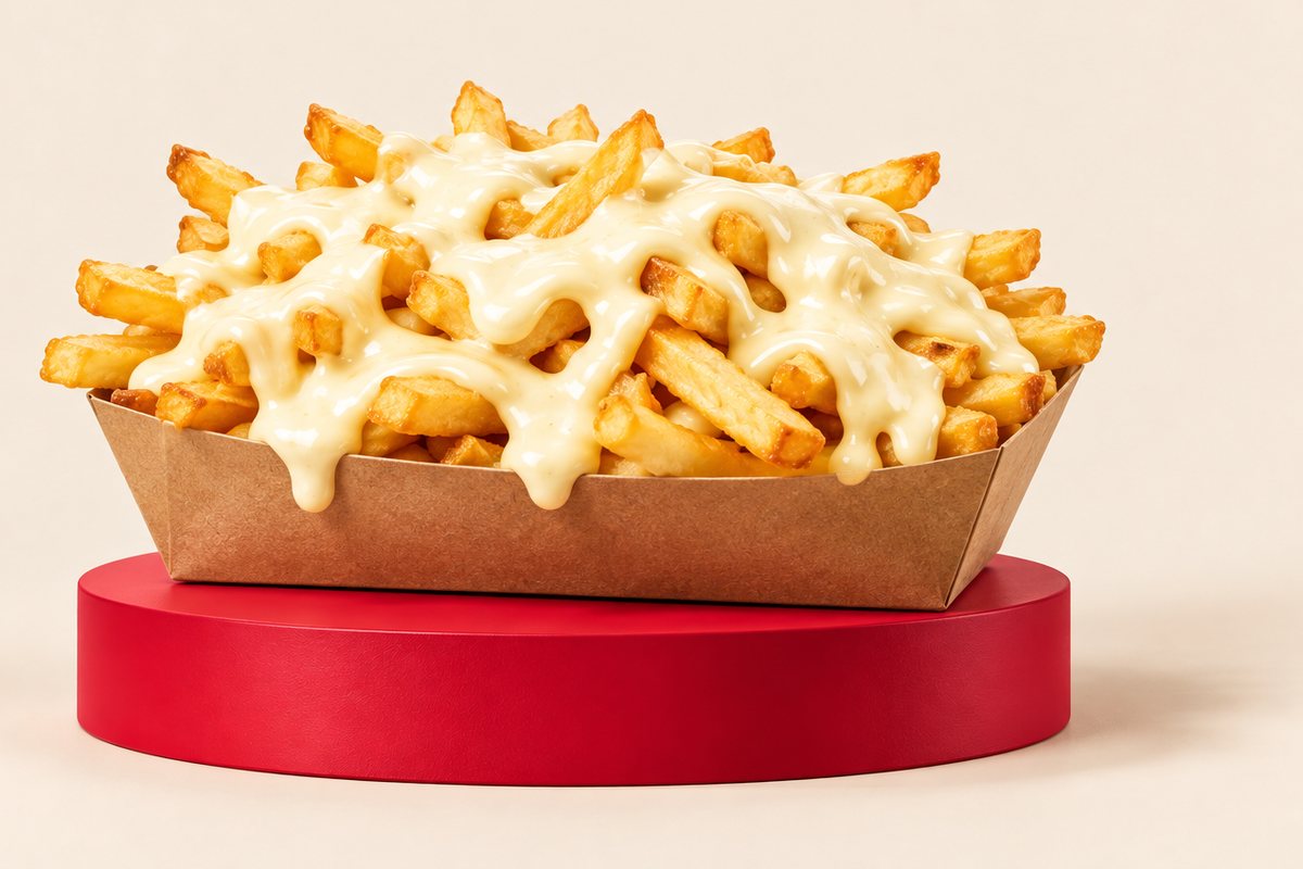 Frites fromagère