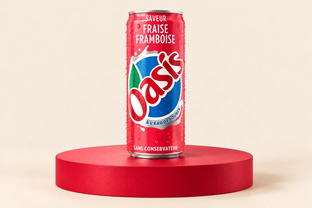 Oasis Fraise Framboise 33 cl